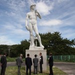копия статуи Давид Микеланджело в Японии